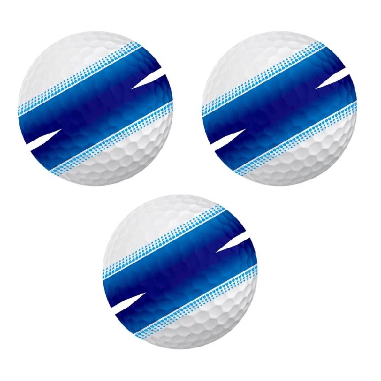 3pcs Golf Balls Enhancing Accuracy 3 Layer Games Balls for Competition 360 Degree Precision Golf Balls for Women Men