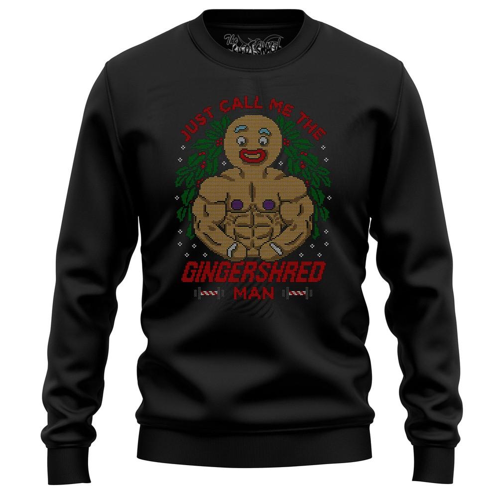 Gingershred-Ma n Funny Sweatshirt - Spicy Style Alert! Unisex Printed Design, Per