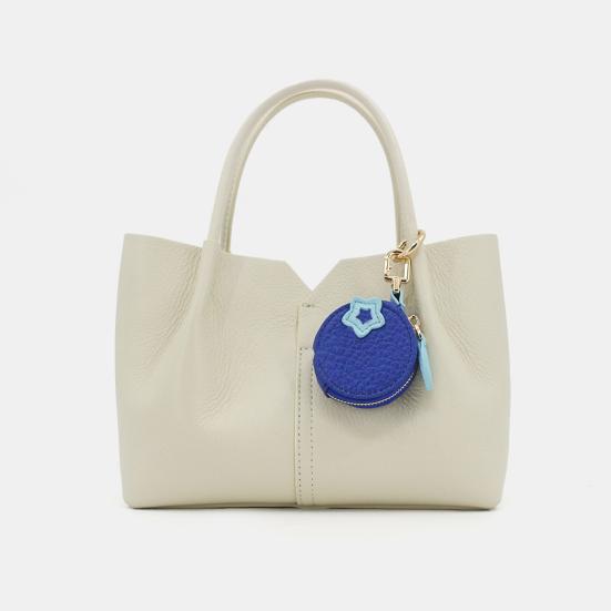 Fruit Keychain Purse Strawberry Coin Purse Keychain Pendant Zippered Mini Purse Retro Bag Charm for Backpack Handbag
