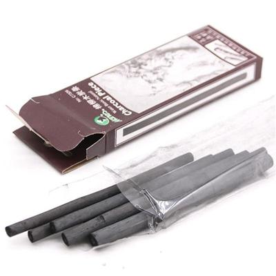 8 Natural Charcoal Sticks Round Willow 8mm Width Sticks For Sketching Drawing