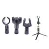 1Pc Multifunction Portable Microphone Holder Universal Stage Use Clip Stand