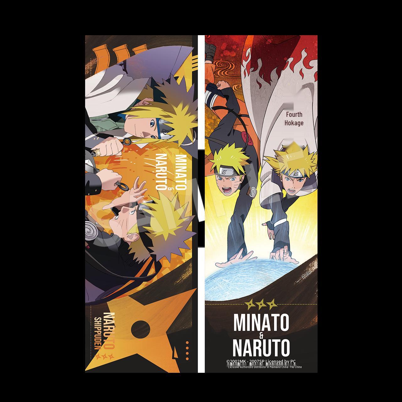 

Официальный голографический билет Naruto Shippuden: 2D Аниме Мерч Наруто и Саске 7x21 cm