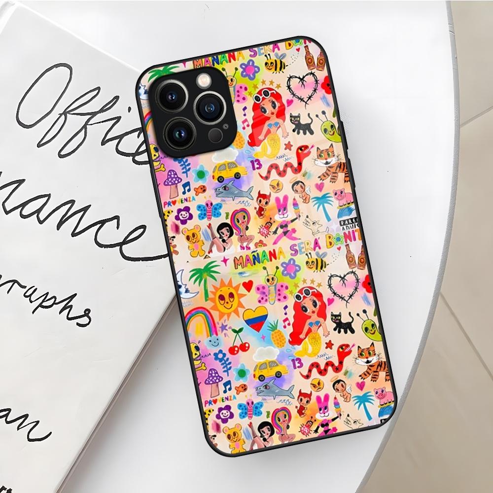 Karol G Manana Sera Bonito Phone Case for Iphone 17 16 Air 15 14 12 11 13 Pro Max Mini X Xr Xs Se Puls glass Cover