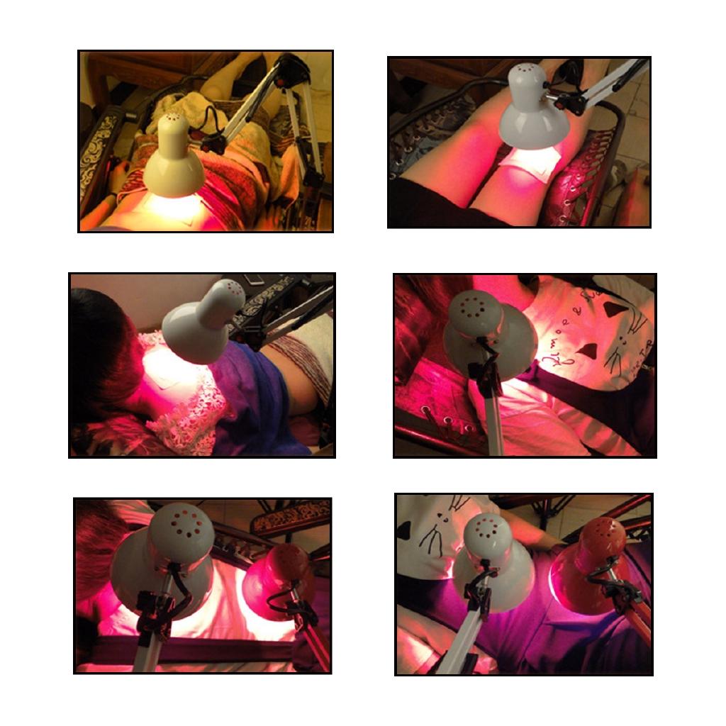 100W Heating Therapy Light Therapeutic Pain Relief Health Bulb Physiotherapy Instrument Massage HealthInfrared Heat Lamp