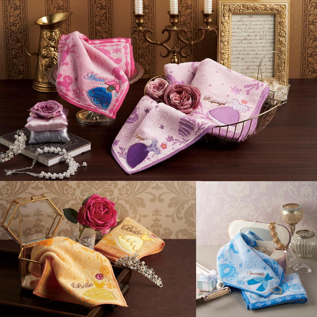 Marushin Disney Minnie Mouse Red Dress Embroidered Face Towel 34 x 80cm (Product Code 2006007900) Approx.