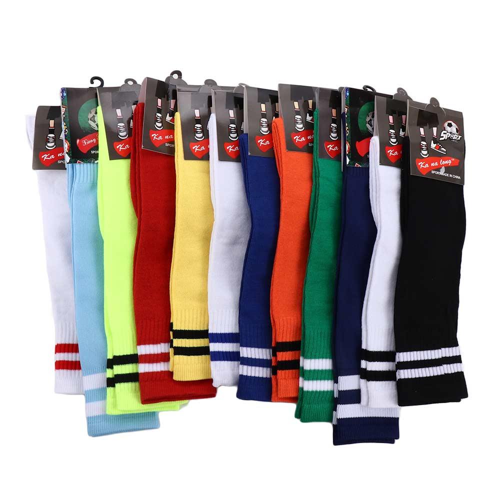 Lange Stutzen Mehrfarbig Rutschfest Fußball Lange Socken Kinder Socke Fußball Über Knie Socken Sportsocken