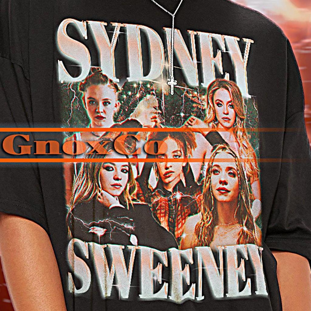 SYDNEY SWEENEY Retro tričko, Sydney Sweeney Vintage tričko, Trička Sydney Sweeney, Sydney Sweeney Retro svetr, Merch tričko Sydney Sweeney #saf