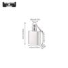 Mini Stainless Steel Hip Flask with Keychain
