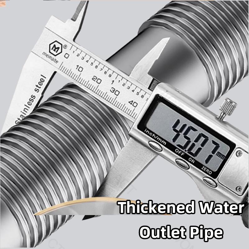Double Sink Sewer Basin Sewer Pipe Fittings Double Dishwashing Sink Sink Drainage Pipe Set Kitchen Drain Pipe Anti Odor