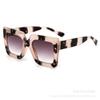 Europe and the United States new trend large frame glasses fashion sunglasses simple frame explosion men and women two-color models