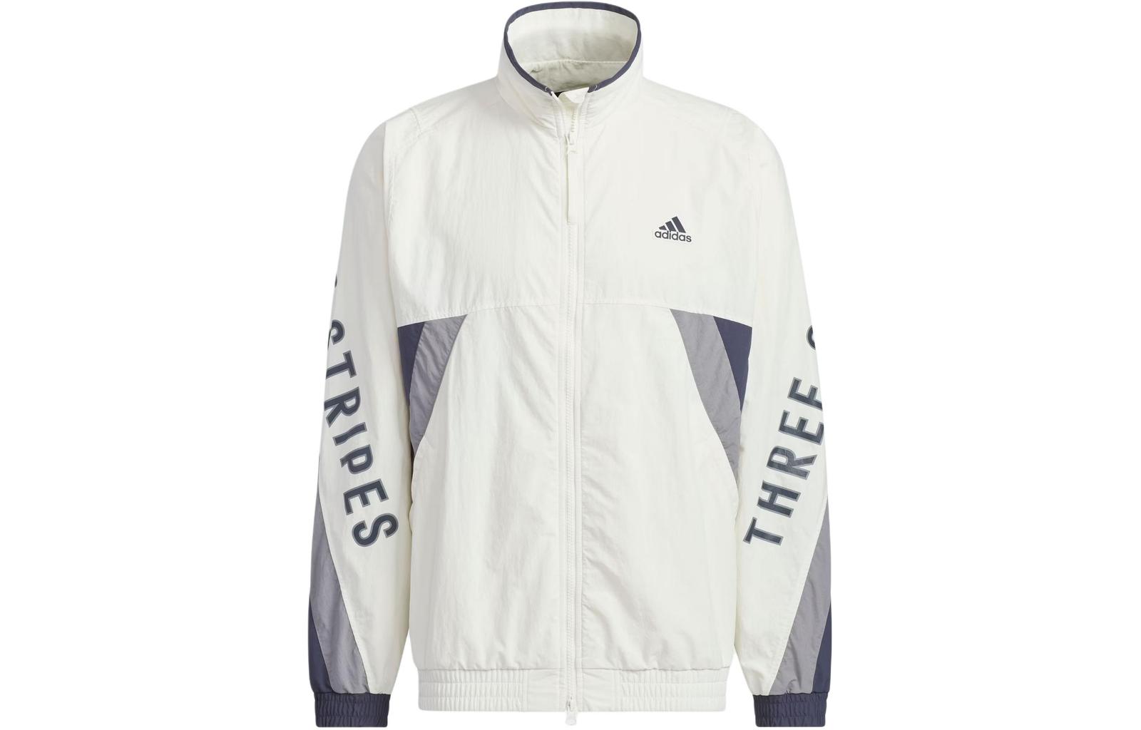 

adidas Oversized Fit Printed Colorblock Sports Casual Jacket IT4361 XL