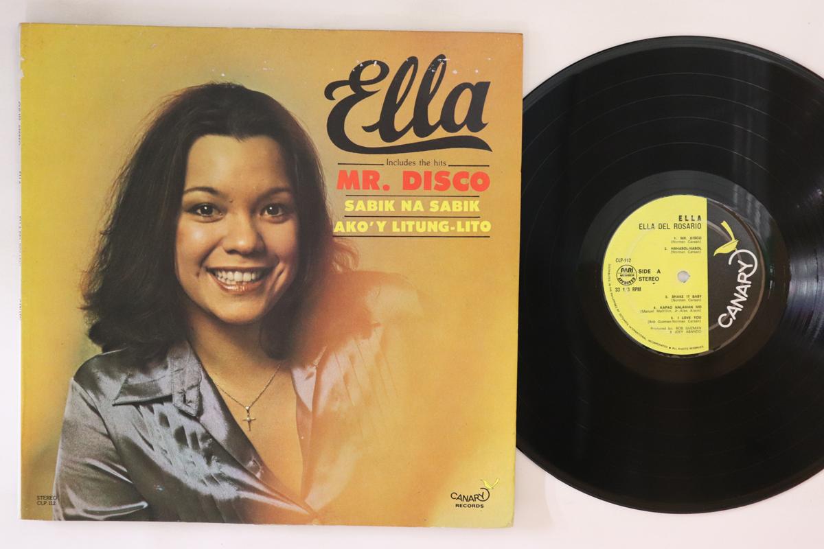 

LP Record ELLA DEL ROSARIO Ella CLP112 CANARY 1979 Philippine SoulFunk Used