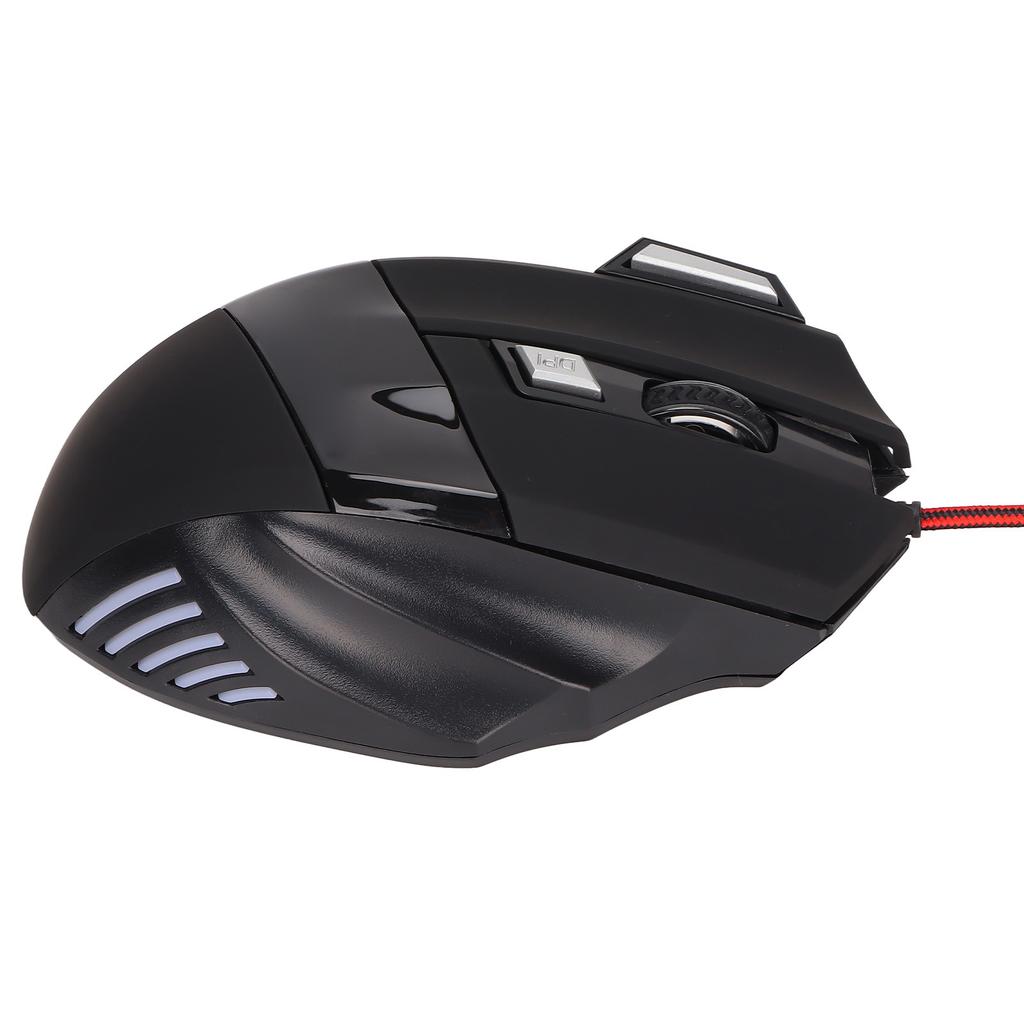 Gaming Mouse RGB Backlit Ergonomic Design Adjustable DPI Plug and Play Accurate Control Wired