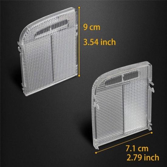 Interior Dome Light Cover Roof Map Light Clear Lens Right Left Side Compatibl