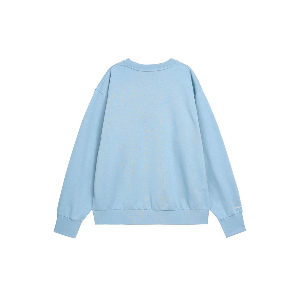 Nike Solid Logo Crew Neck Casual Breathable Sports Sweatshirt Men sweatshirt Sky-Blue CK6359-494