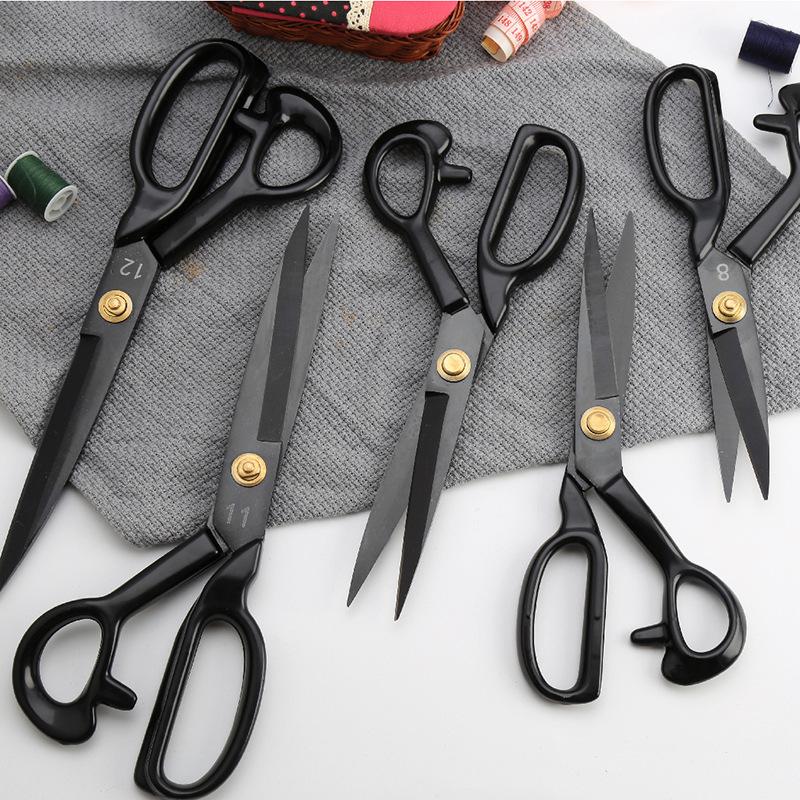 Multifunctional Household Manganese Steel Tailor Scissors, Large and Thick