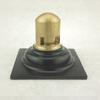 Industrial Style Bathroom Floor Drain Black Lacquered Stainless Steel 4 Inch Rectangle Design for Bathtub or Hotel Use