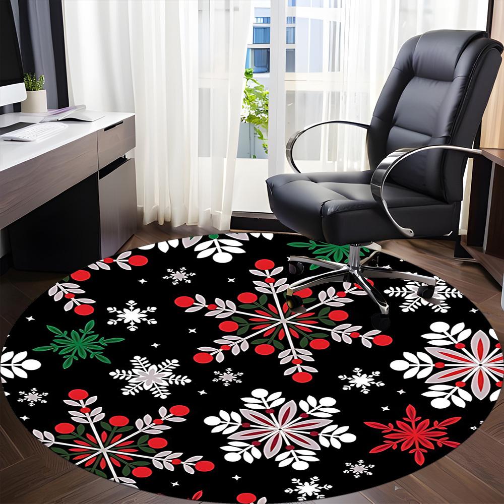 1pc Winter Festive Carpet for Office, Non-slip, Soft and Durable Office Rug, Perfect for Office yy260128026