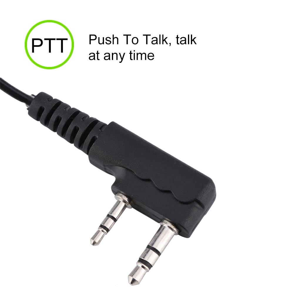 Universal 2pin Earphone Talkie Headset  Earpiece for K Head Walkie Talkie Radio