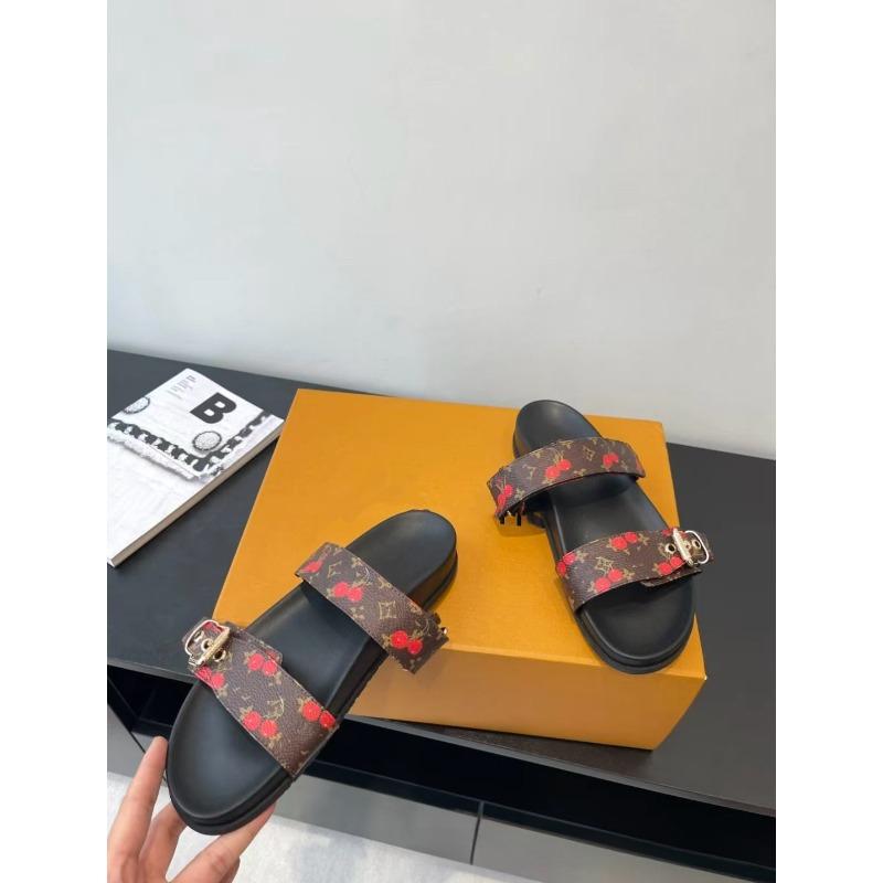 Thick-soled magic summer new fashion casual flat-bottomed open-toed slippers women's beach shoes