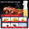 2PCS Oil Spray Bottle Kitchen Cooking Olive Oil Dispenser Camping BBQ Baking Vinegar Soy Sauce Sprayer Containers Oil Dispenser