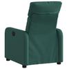 Recliner Armchair Dark Green Fabric