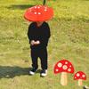 Red Mushroom Hat Funny Creative Costume Cartoon for Cosplay Halloween Festival Decoration