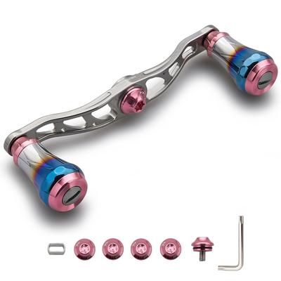 HEIGHTEN Baitcasting Reel Handle for Abu Aviation Aluminum Aurora Series Gunmetal Sakura V2.0 90mm/105mm/115mm Shimano, Daiwa, Garcia, (V2.0-105mm - &