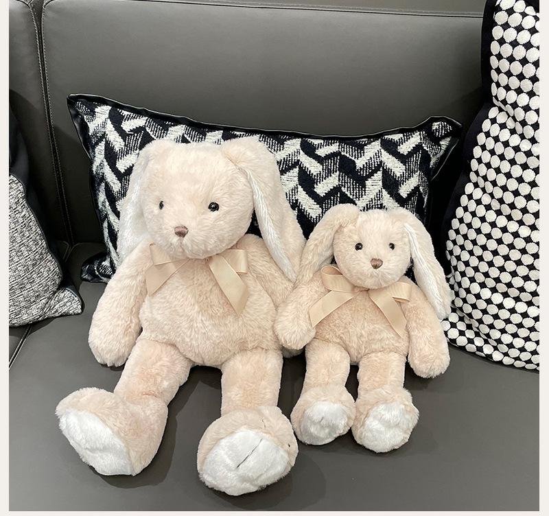 Beżowy pluszowy króliczek Bonnie - Mała lalka króliczek