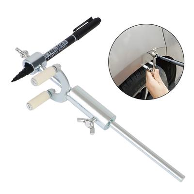 Car Wheel Eyebrow Parallel Scriber 0-20cm Adjustable Automotive Sheet Metal Repair Tool Paint Marking Tool Portable and Durable