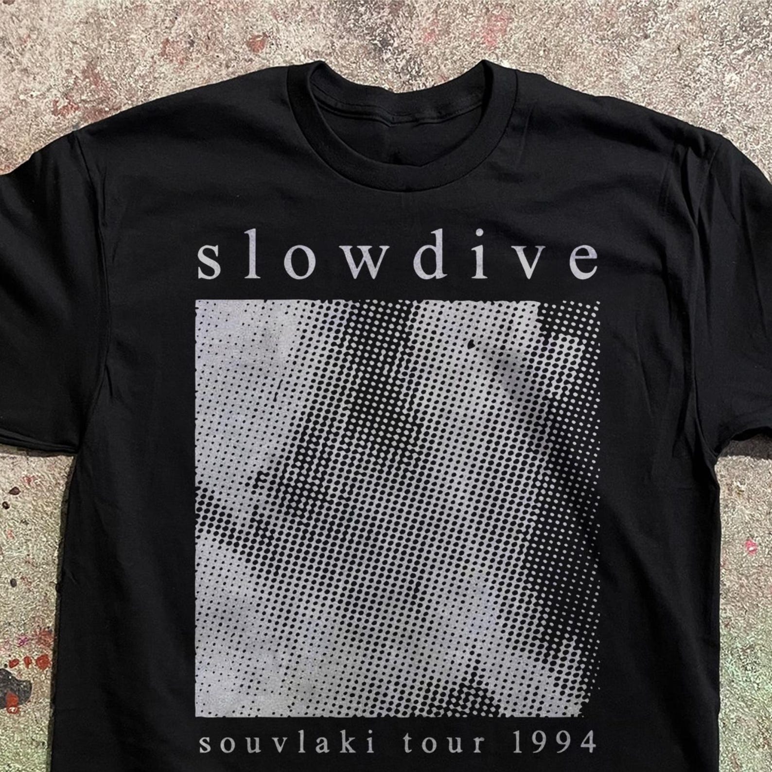 Slowdive Souvlaki Tour 1994 T-Shirt, 90s Shoegaze Music Band Tee, Dream Pop Indie Rock Shirt, Atmospheric Abstract Graphic Top, S to 5XL M