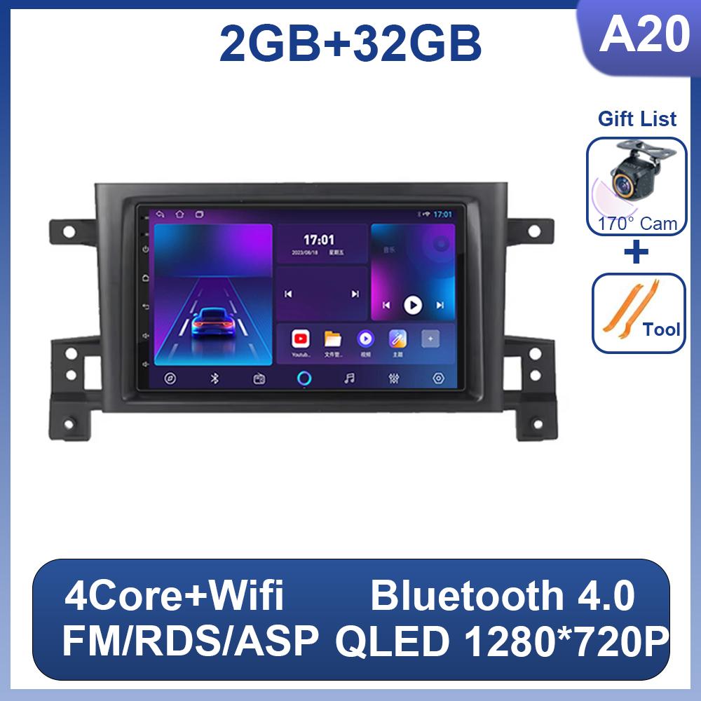 

Автомобильное радио Android 14 для Suzuki Grand Vitara 3 2005-2010 2011-2015 Автомобильное радио Мультимедийный плеер GPS Carplay Androidauto WIFI 2din