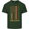 Juneteenth EUnisexcipation Day USA Flag Unisexs Light Cotton TShirt