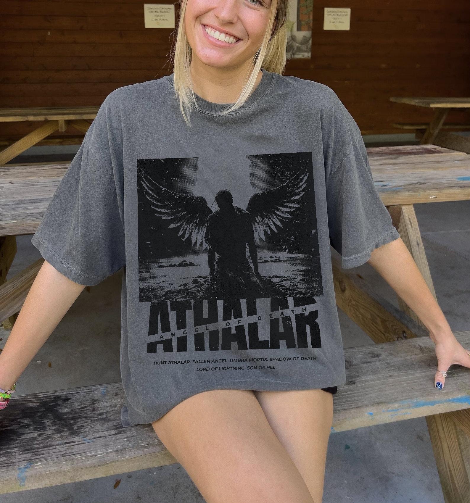 

Umbra Mortis Shirt Hunt Athalar Crescent City Merch Acotar Crewneck Sarah J Maas Bookish SJM Earth Blood ACOMAF Bryce Rhysand 4XL