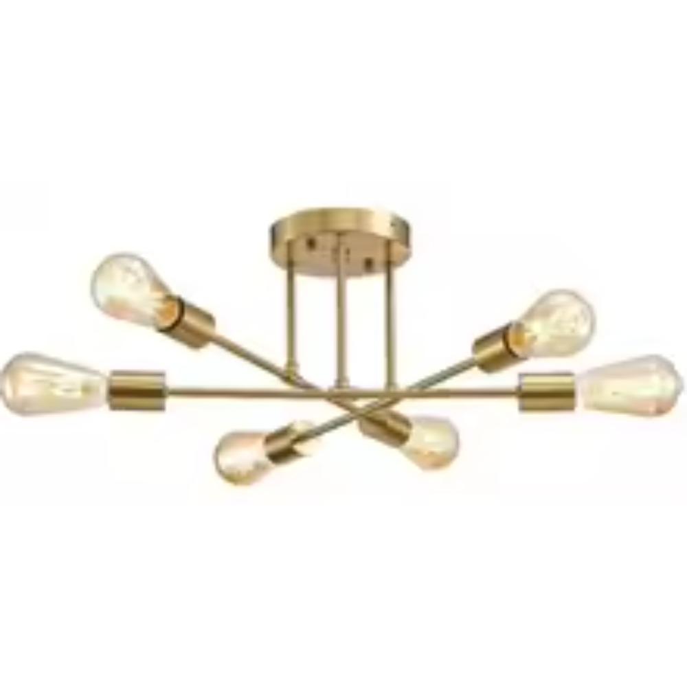 

Железный Современный Скандинавский Подвесной Светильник Люстра Свет Медный Железный Подвесной Светильник для Спальни Ресторана Коридора Гостиной 6 Ламп no bulb медный