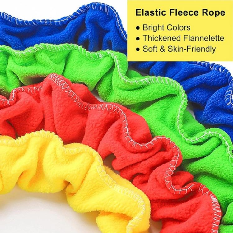 Elastic Fleece Cooperative Stretchy Bands Portable Teamwork Exercise Bands Integrations Dynamic Movement Exercise Bands
