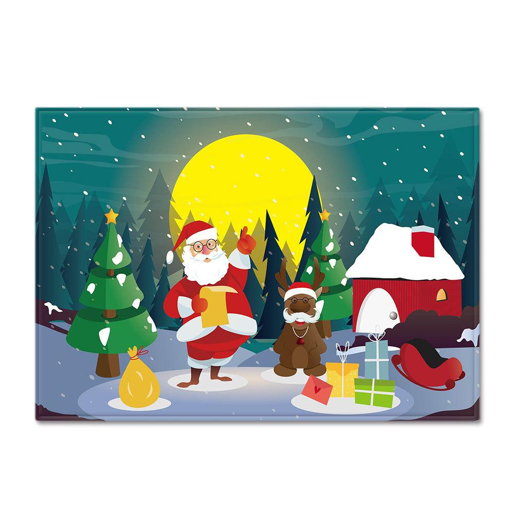 Christmas Living Room Floor Mat Bedroom Dining Room Carpet Carpet Doormat