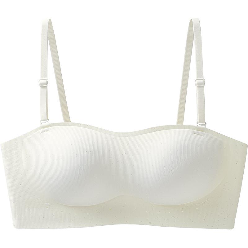 

Traceless Skin Removable Shoulder Strap Fine Flash Breathable Bra Vest Anti-Sagging Bra S(recommended 37.5-45kg ) шампанского