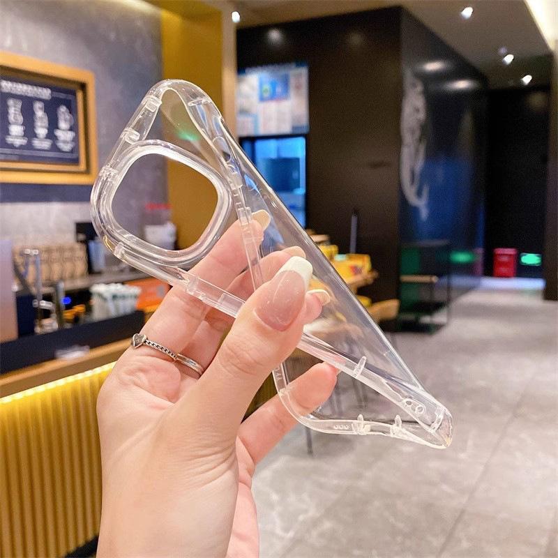 Glossy TPU Soft Case Suitable for IPhone 14 Phone Case 15 High-end Solid Color 13pro Protection Case