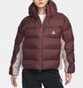 Nike ACG PrimaLoft Color-Block Hooded Zipper Warm Puffer Jacket Unisex Red