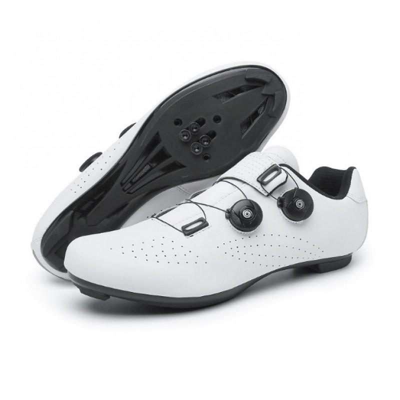 Scarpe da Ciclismo Uomo Donna Con Compatibilità Tacchette Strada MTB Bici Traspiranti Suola Rigida Calzature Performance