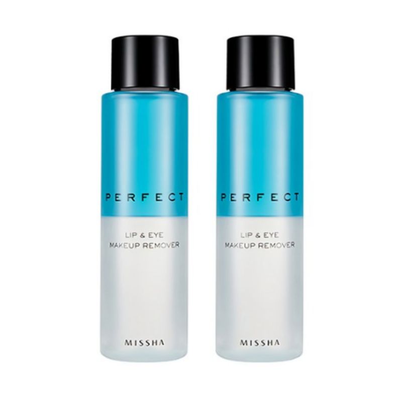 Missha Perfect Lip & Eye Makeup Remover 155ml – Gentle Waterproof Makeup Remover (1pc / 2pcs Option)