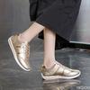 Fashion New European and American Sports and Leisure Shoes Large Size Thick Soled Versatile Luxury Vulcanized Women's Shoes Sneakers