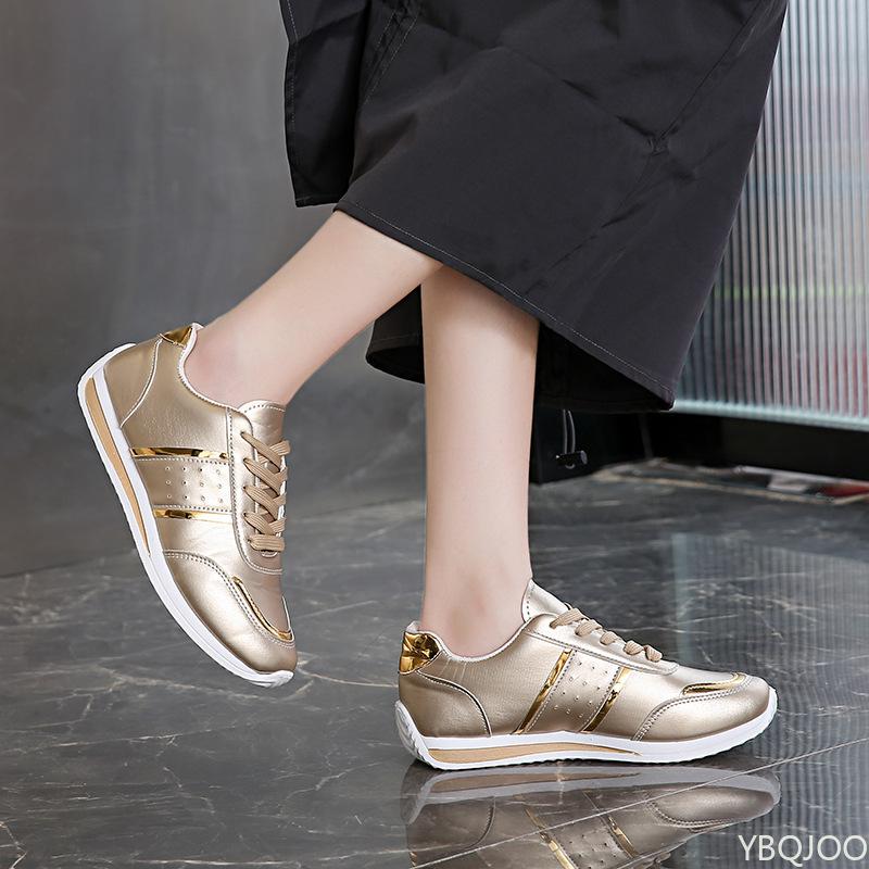Fashion New European and American Sports and Leisure Shoes Large Size Thick Soled Versatile Luxury Vulcanized Women's Shoes Sneakers