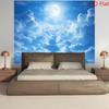 2D Heaven Stairway Backdrop Cloud Moon Sky Photography Background Banner