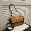 Cute toast cat tote bag women's 2 new trendy autumn fashion cartoon funny shoulder messenger bag