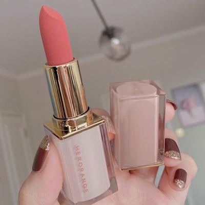 HERORANGE Velvet Matte Crystal Lipstick for Women, No Transfer, Daily Use, Brightens Skin Tone