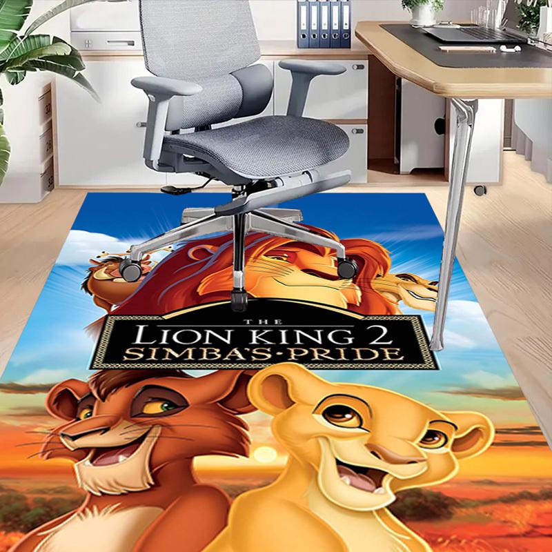 1pc Lion King 2 Simba's Pride Carpet Office Rug Mat Home Decor Area Carpet Festival Gift Office desk chair carpet Longlasting Material1107L