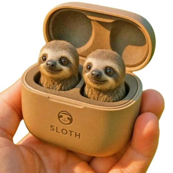 Fones de Ouvido Bluetooth Compatíveis com Formato de Animal Fofo Sapo Águia Zebra Lobo Leão Animal Fones de Ouvido Sem Fio com Estojo de Carregamento para Adolescentes Adultos