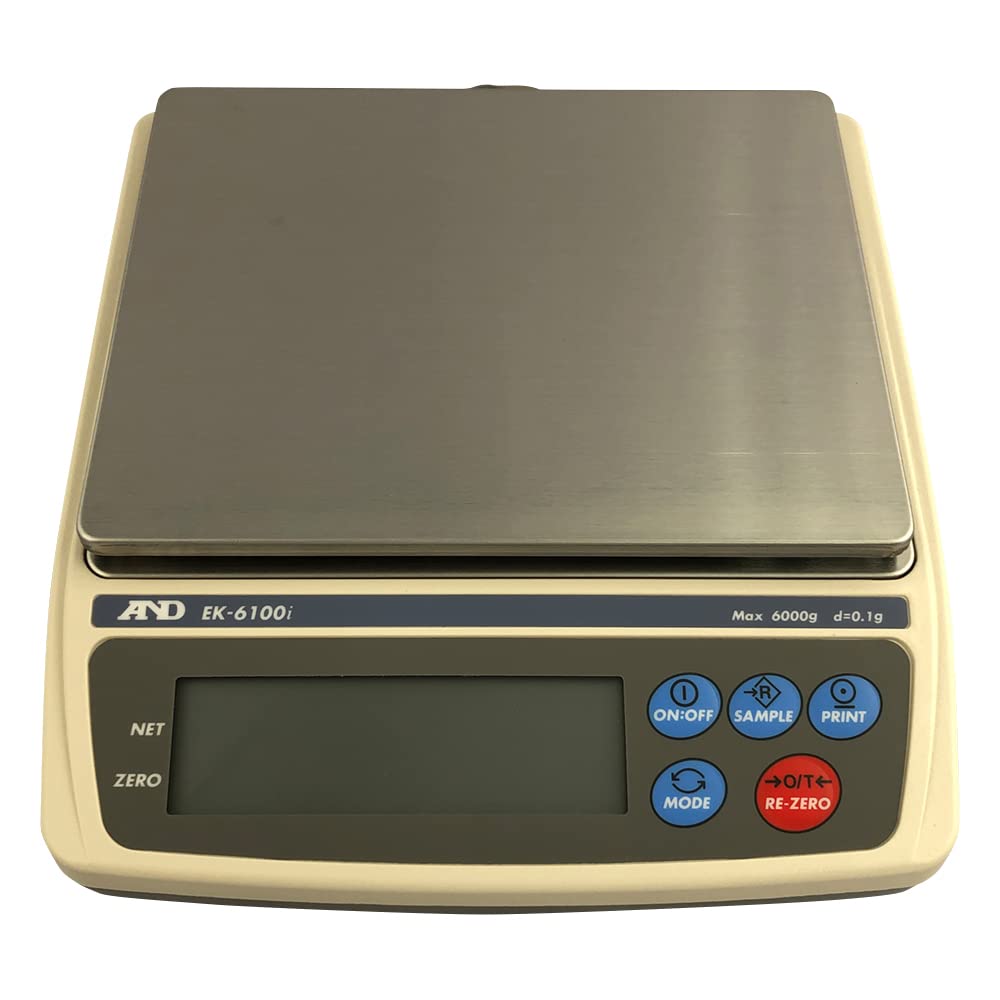 

Personal Scale 6000g Minimum Pan White A&D EK-6100i Capacity display 0.1g dimensions 170(W)133(D)mm Uncertified білий